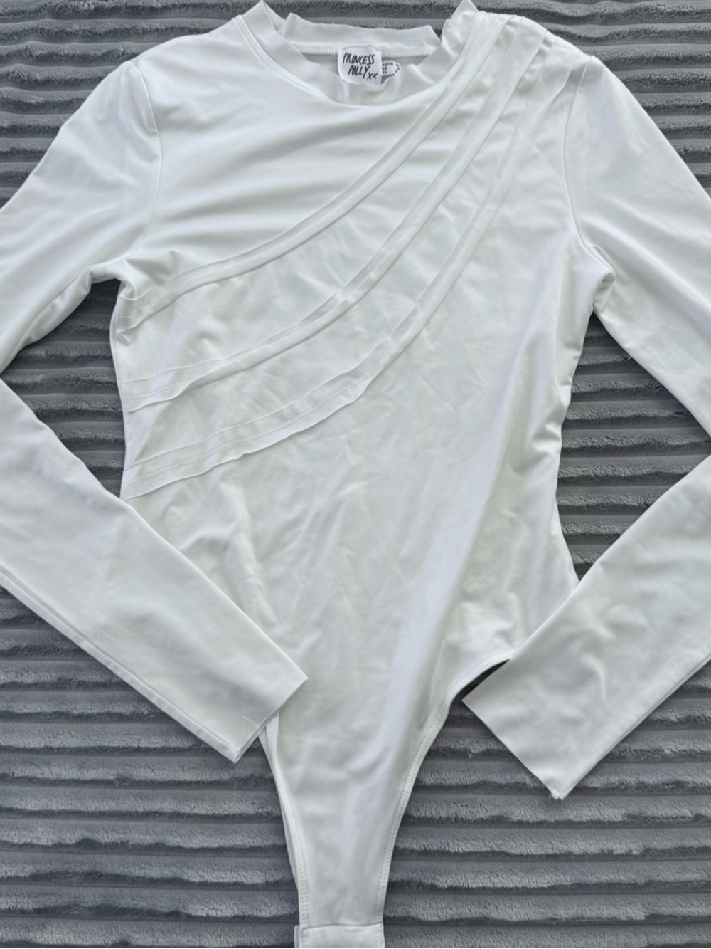 Princess polly white long sleeve bodysuit
